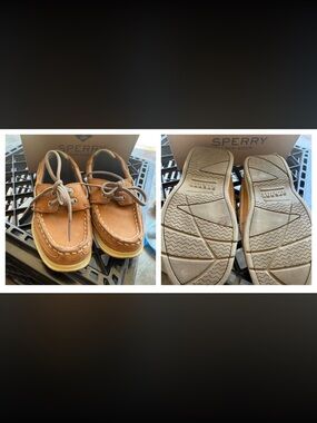 Sperry Kids Brown Leather Boat Shoes